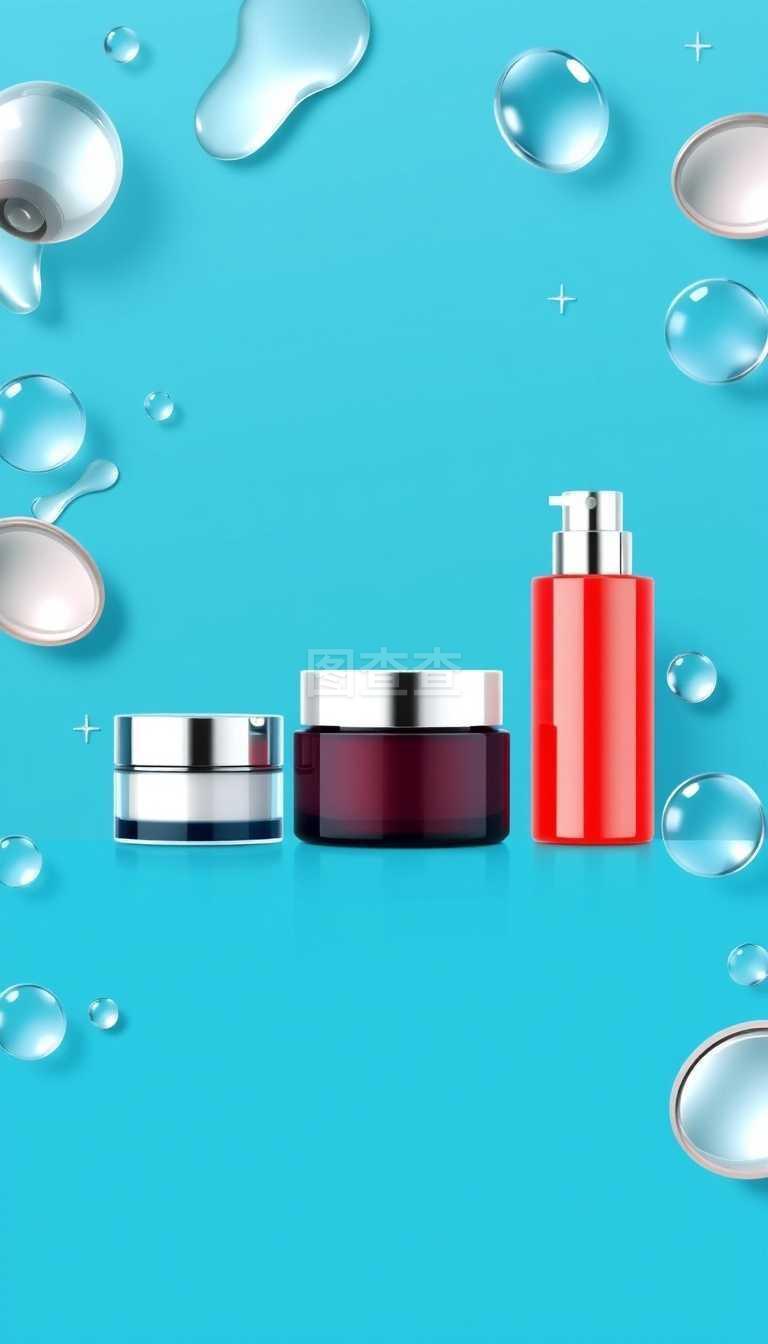 創(chuàng)新融合 化妝品與家用電器的3D寫實矢量圖示模板設(shè)計